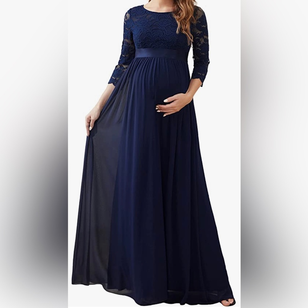 Maternity navy dress size 12